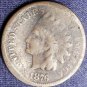 1876 Indian Head Cent Fine Detail #01250