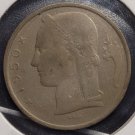 KM #135.2 Belgium 1950 5Fr VF #01299