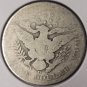 1907-D Barber Silver Half Dollar G4 #01260