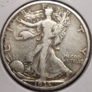 1935-S Walking Liberty Silver Half Dollar Very Fine #01263