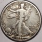 1935-S Walking Liberty Silver Half Dollar Very Fine #01263