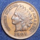 1901 Indian Head Penny AU #01347