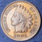 1901 Indian Head Penny AU #01347