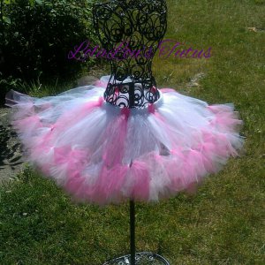 Pink and White Petti Tutu