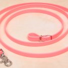 Beta Biothane Roper Reins 8 Foot, 5/8 Inch Pink, 1 Snap