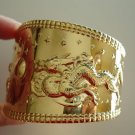Double Dragons Catching the Ball Cuff Bangle