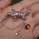 Hungry Lizard Brooch