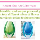 Accent Plus Art Glass Vase