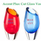 Accent Plus: Cut Glass Vase