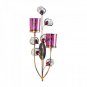 Peacock Plume Wall Sconce (Pink)