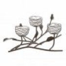 Triple Tealight Birdies Candleholder