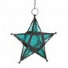 Blue Glass Star Lantern (Out of Stock)