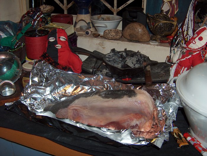 Vodun Obeah Stop a Gossip or Spy Ceremony