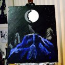 [Bark at the Moon] original 8x10 print with matting!