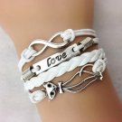 Infinity Bracelet, Love Bracelet, Cat Bracelet, Charm Bracelets