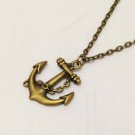 Anchor Necklace, Harry Potter Necklace, Antique Bronze Necklace