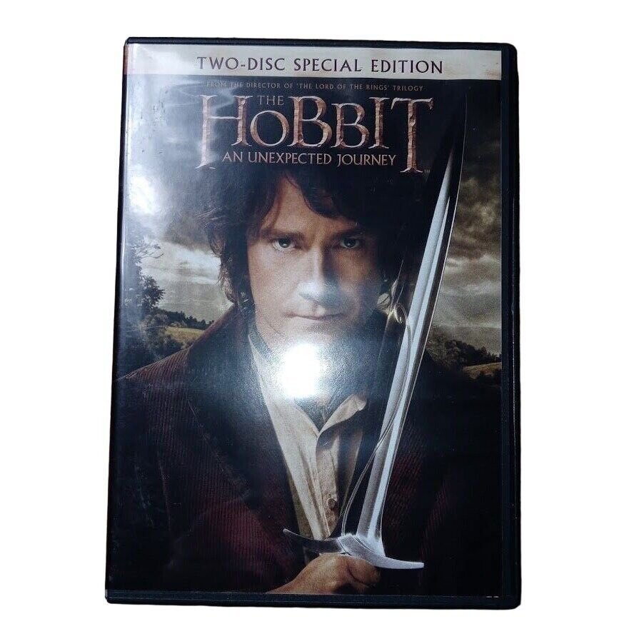 The Hobbit An Unexpected Journey DVD Movie Fantasy Trilogy 2 Disc Set