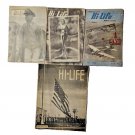 RARE FIND 4 Hi-Life Newspapers Hendricks Field 1944 Vintage Original Militaria