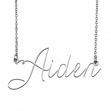 aiden name necklace