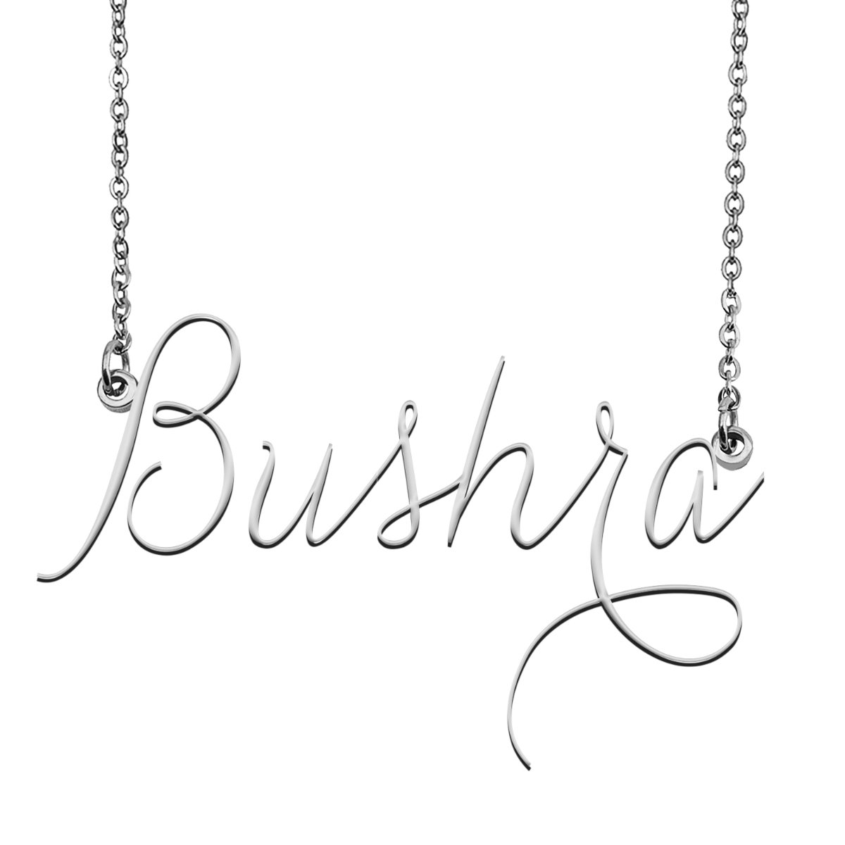 bushra name locket