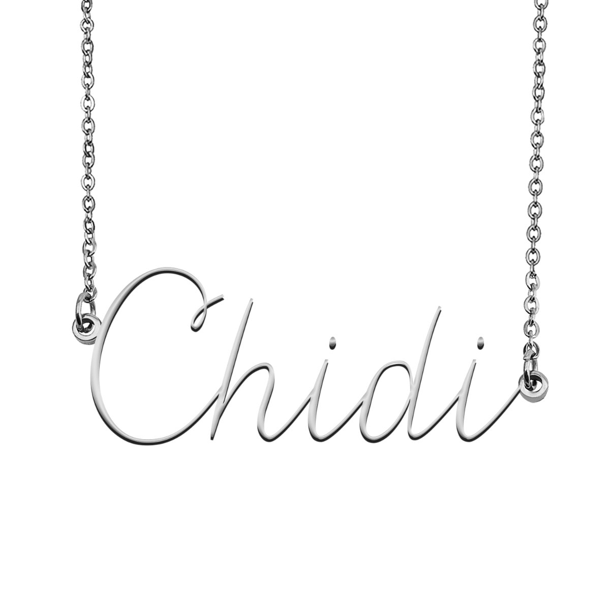 Chidi Name Necklace Custom Personalized Name Plate Jewelry for Birthday Christmas Gift