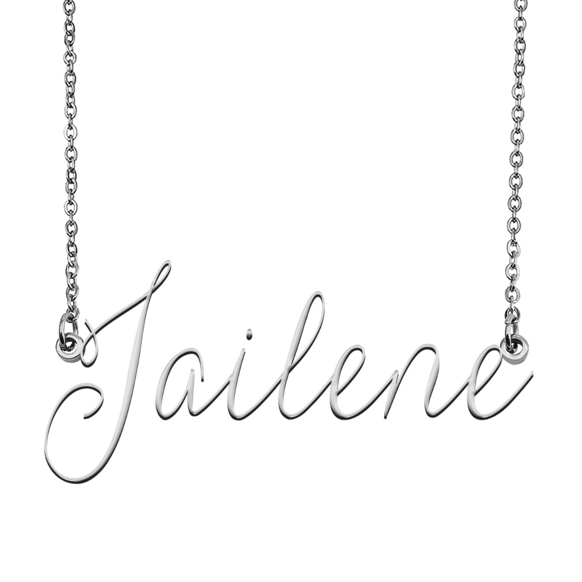 Jailene Name Necklace Custom Personalized Name Plate Jewelry for ...