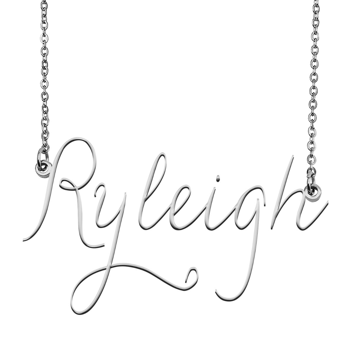 Ryleigh Name Necklace Custom Personalized Name Plate Jewelry for ...