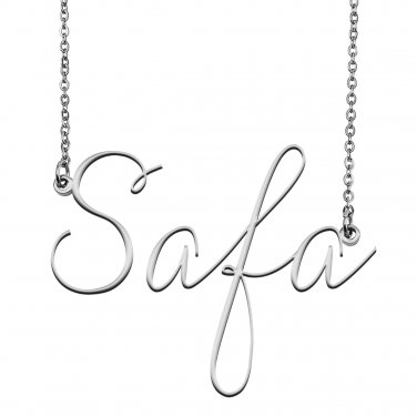 safa name necklace