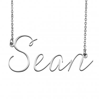 sean name necklace