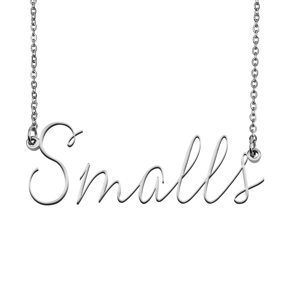 Smalls Name Necklace Custom Personalized Name Plate Jewelry for ...