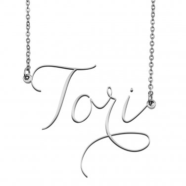 tori name necklace