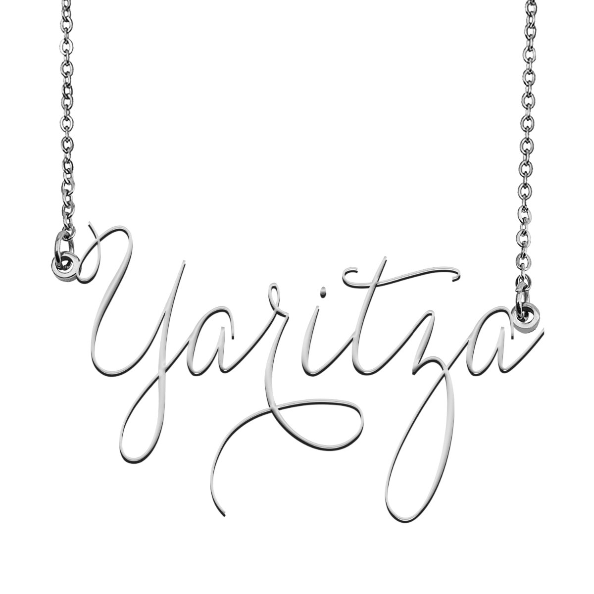 Yaritza Name Necklace Custom Personalized Name Plate Jewelry for ...