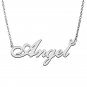 Personalized Angel Name Necklace for Angel Initial Jewelry for Best Friends