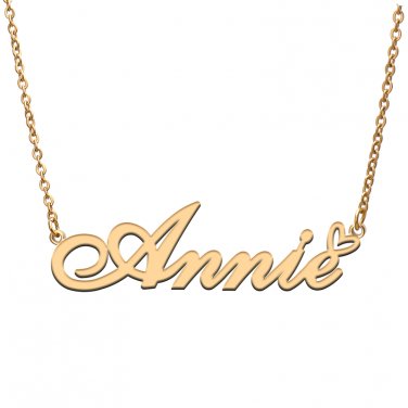 Personalized Annie Name Necklace for Annie Initial Jewelry for Best Friends