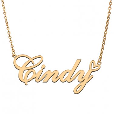 Personalized Cindy Name Necklace for Cindy Initial Jewelry for Best Friends