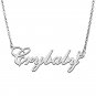 Personalized Crybaby Name Necklace for Crybaby Initial Jewelry for Best Friends