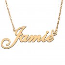 Personalized Jamie Name Necklace for Jamie Initial Jewelry for Best Friends