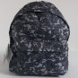 Boys Girls Grey Camouflage School Backpack Bag