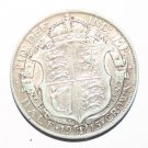 King George VI Silver Half Crown 1915 Coin