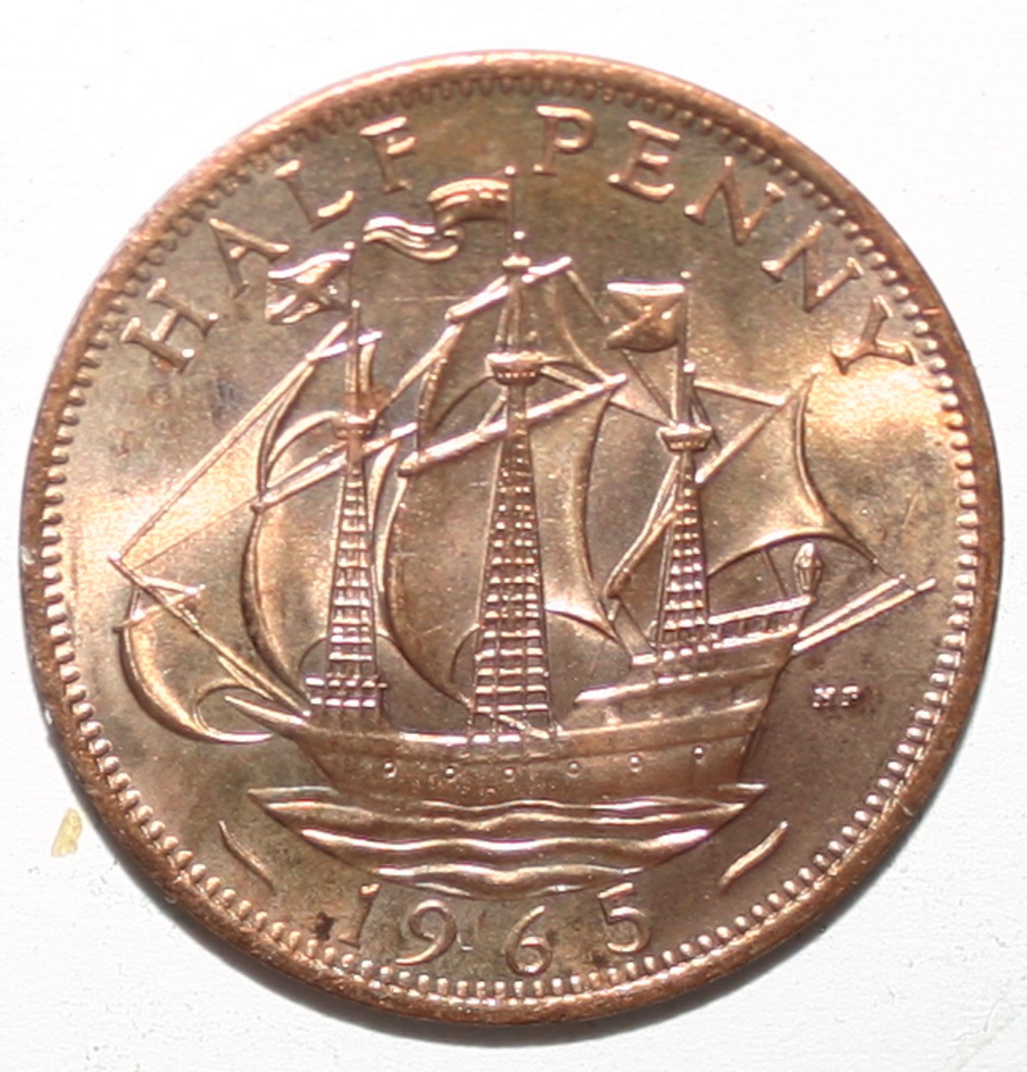 Queen Elizabeth Half Penny 1965 Mint Condition queen-elizabeth-half-penny-1965-mint-condition