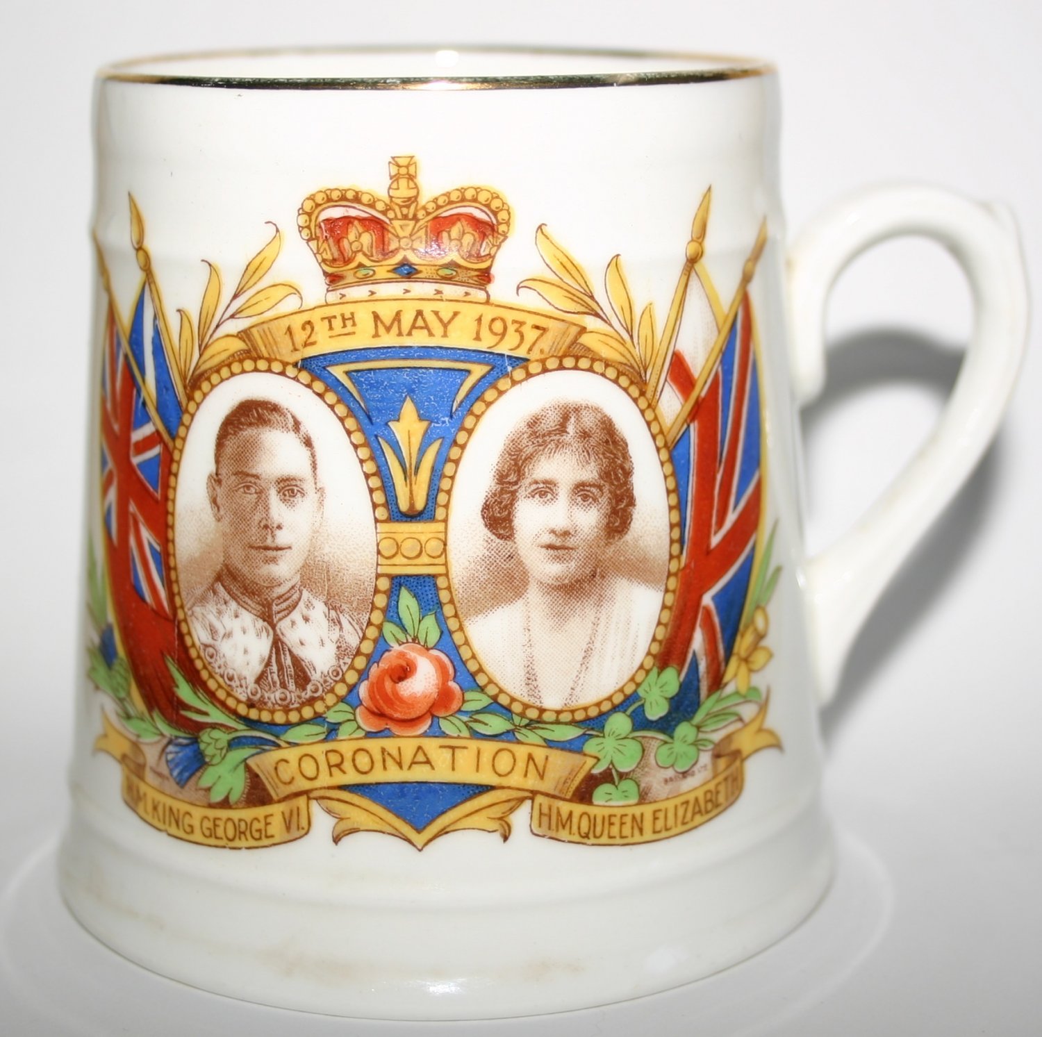 King George Queen Elizabeth Coronation 1937 Commemorative ...