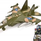 Kandytoys Fighter Plane 1:120 Scale Diecast Metal Toy Model Lights & Sound