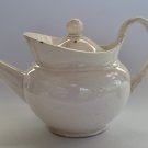 Wedgwood Parapet White Ware Small Teapot 1770 ANTIQUE RARE