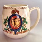 MYOTT Official King George & Queen Elizabeth Coronation Mug May 1937 VINTAGE VG+
