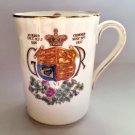 HAMMERSLEY King George & Elizabeth Coronation Mug May 1937 VINTAGE RARE SHAPE VG
