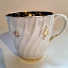WORCESTER Flight Barr Period Fluted Porcelain Cup Gilded Insect Design 1790 ANTIQUE