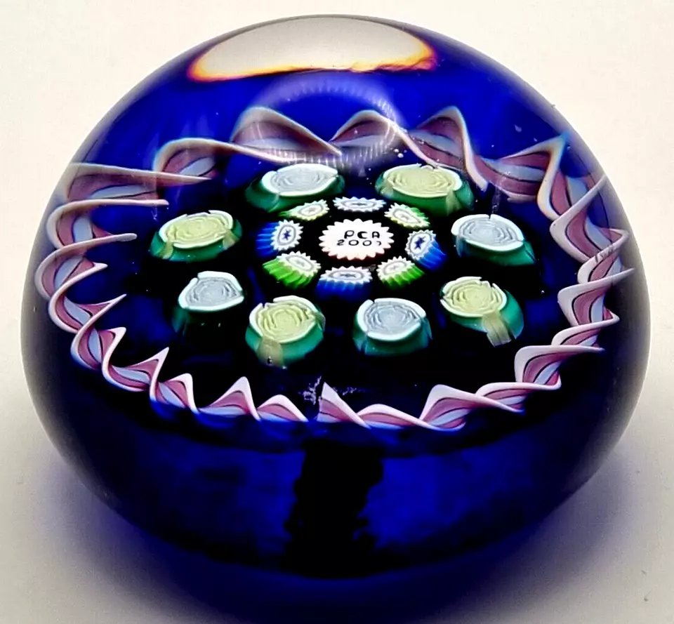 JOHN DEACON PAPERWEIGHT COLLECTORS ASSOCIATION SCOTLAND 2007 VINTAGE