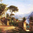 Lodge On Lake Como Cross Stitch Pattern