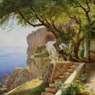 Pergola In Amalfi Cross Stitch Pattern