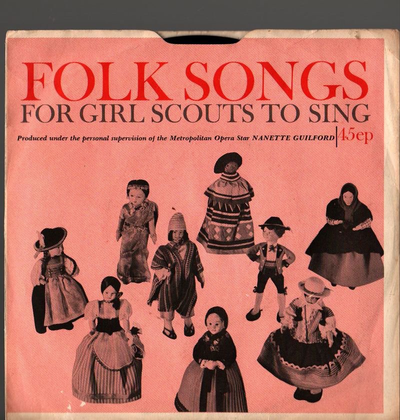 Folk Songs For Girl Scouts to Sing Cat. No. 11-979 - Nanette Guilford - 45 RPM record
